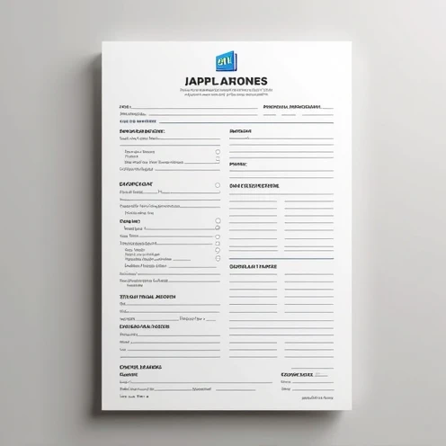 standard job application printable
