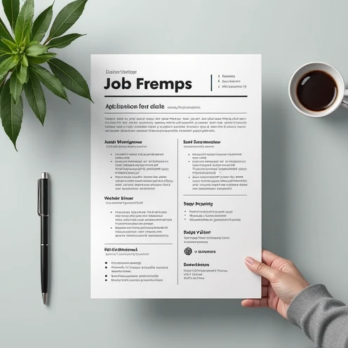 example of a good job application
