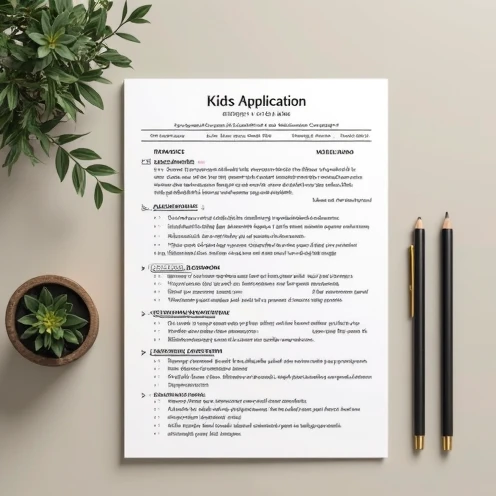 professional job application