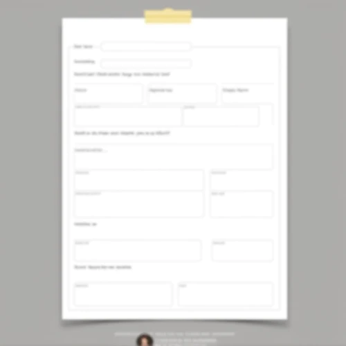Free Printable Blank Job Application